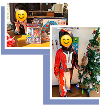 子供たちの笑顔を見守って
