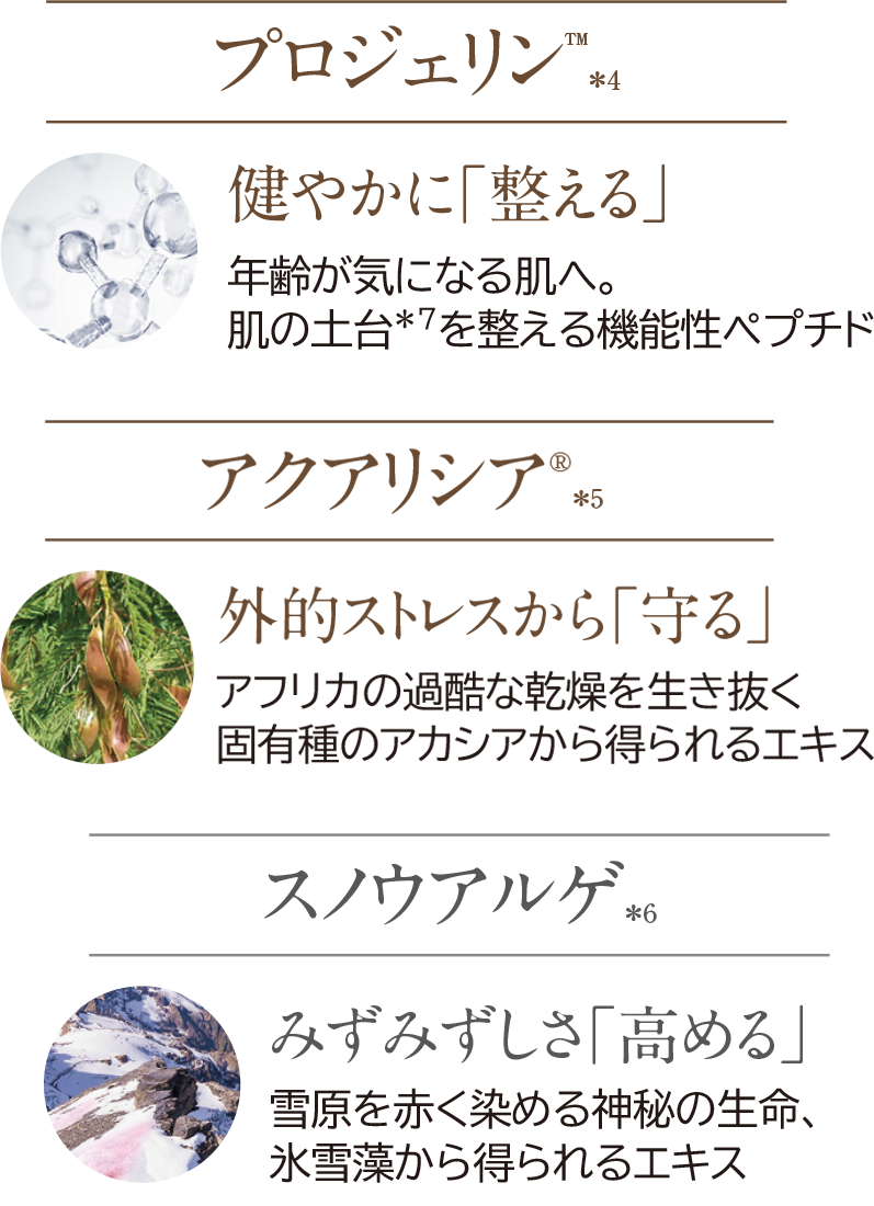 プロジェリン アクアリシア スノウアルゲ